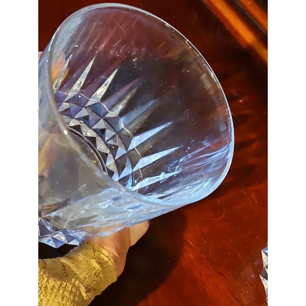 Set Of 2 Vintage Cristal D’Arques Tuilleries Villandry Old Fashioned Glasses